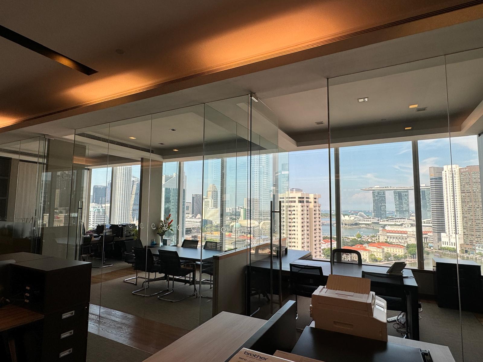 Portfolio of four high-floor strata office units at Clarke Quay Central for sale