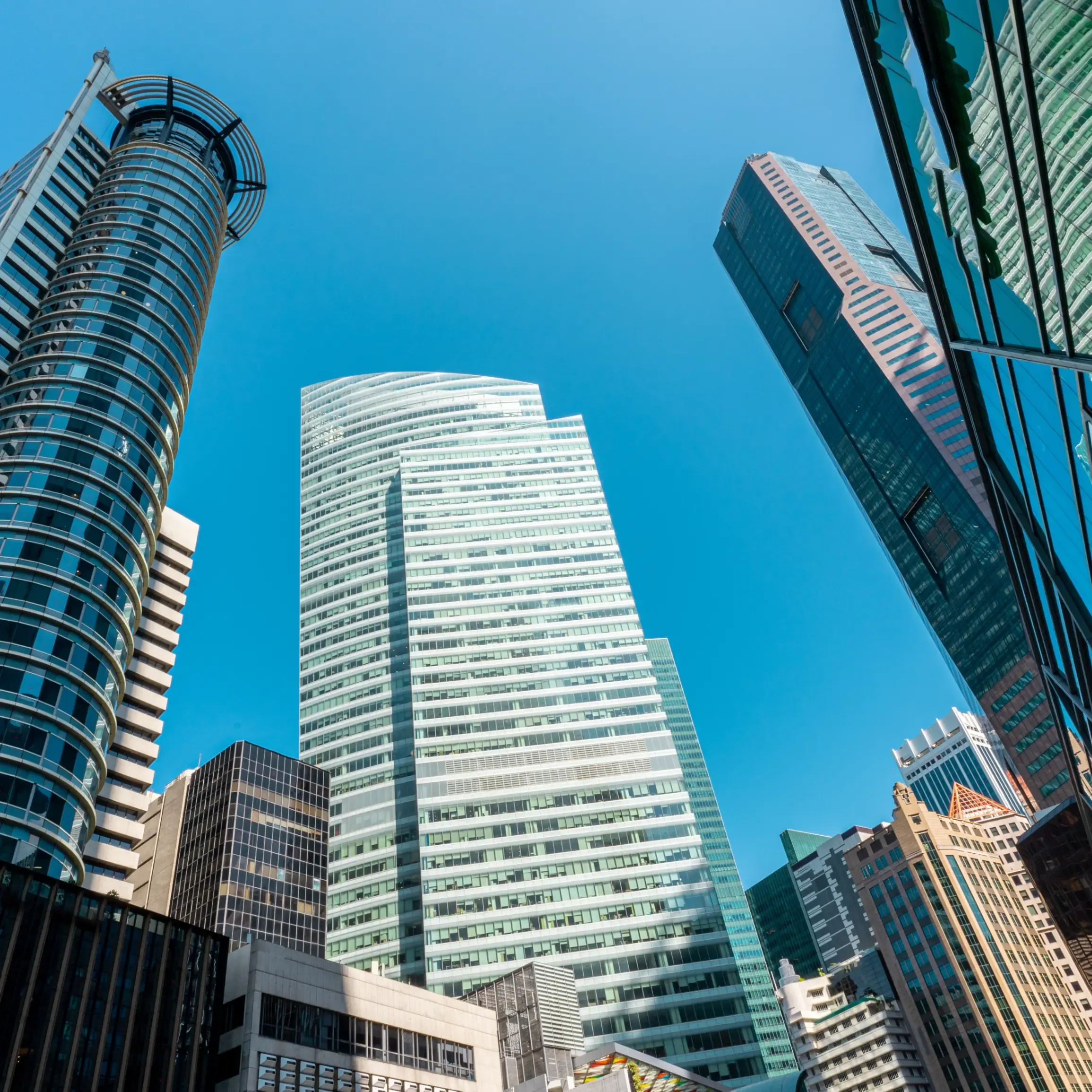 low-angle-view-of-central-business-district-in-singapore