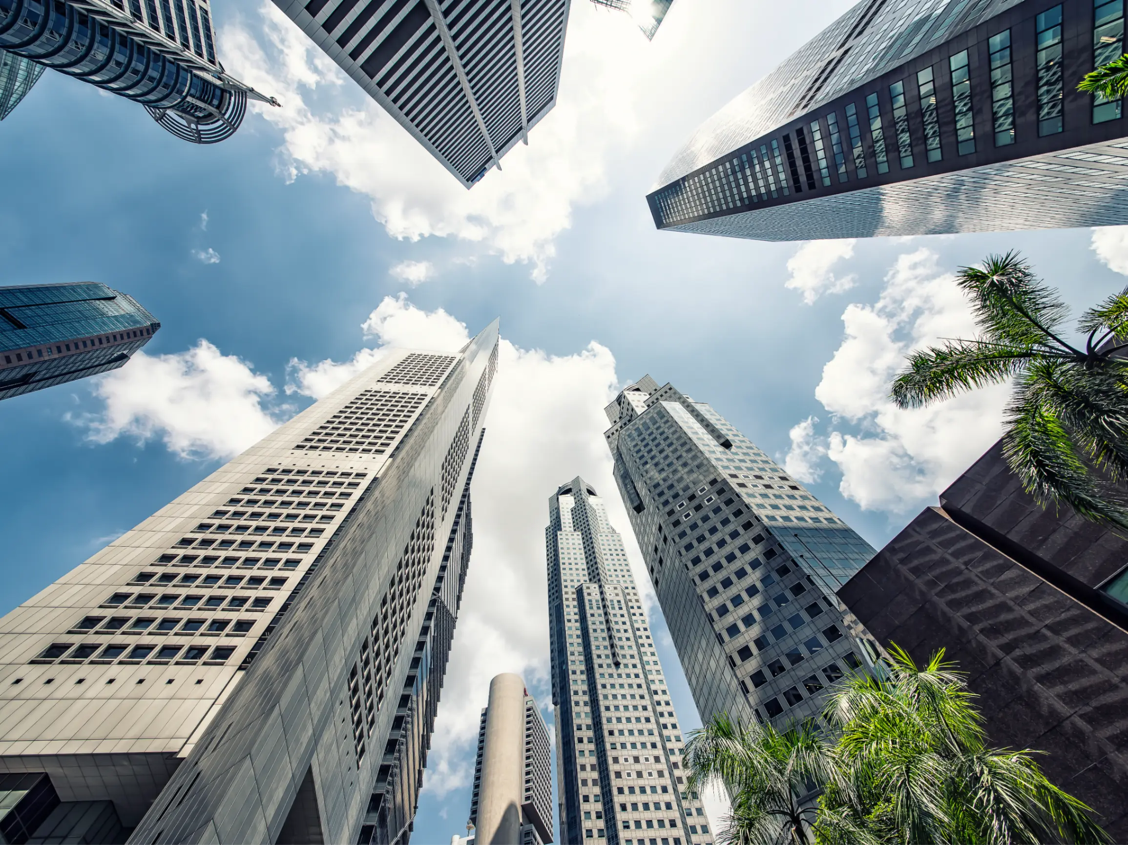 Raffles Place in Singapore